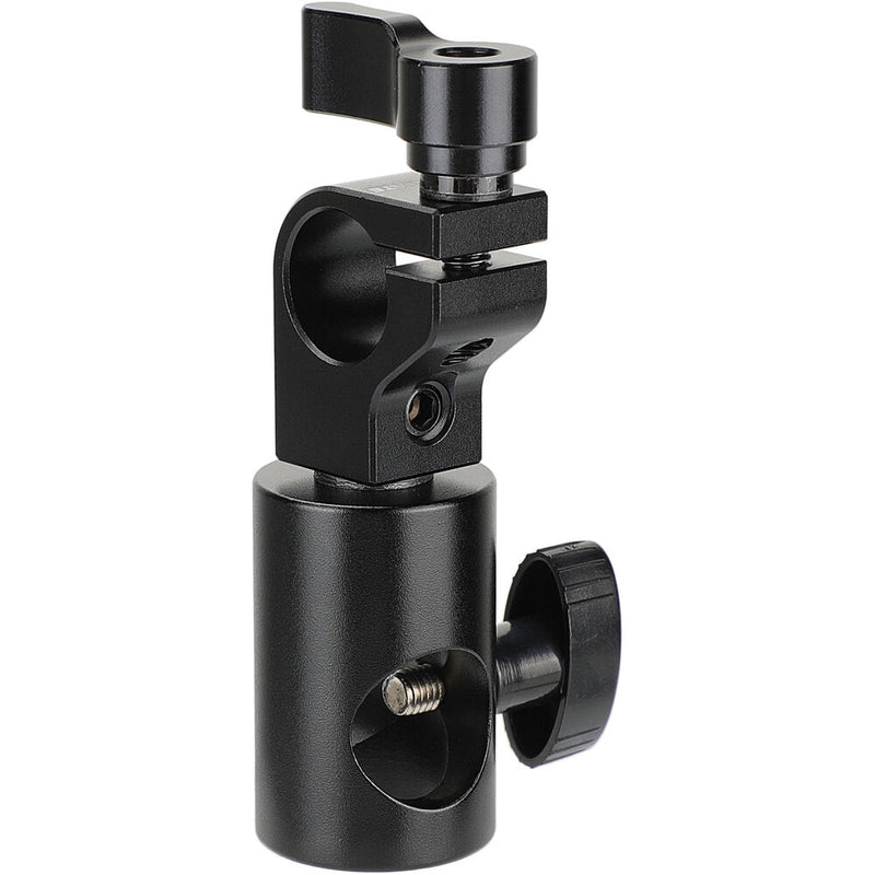 CAMVATE 16mm Light Stand Receiver with 15mm Single-Rod Clamp