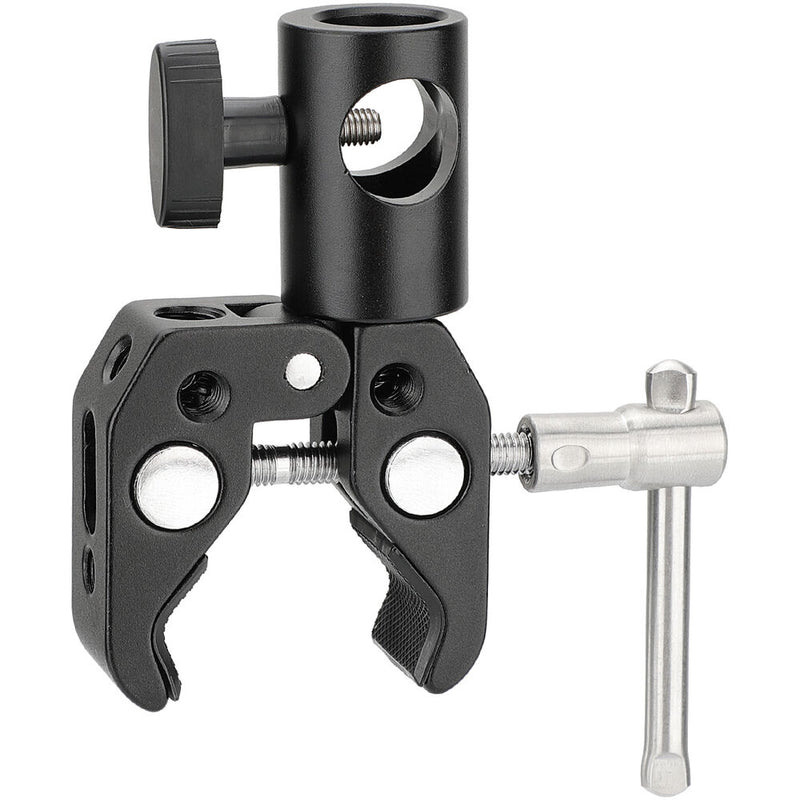 CAMVATE Multipurpose Super Crab Clamp with Light Stand Head Adapter Kit