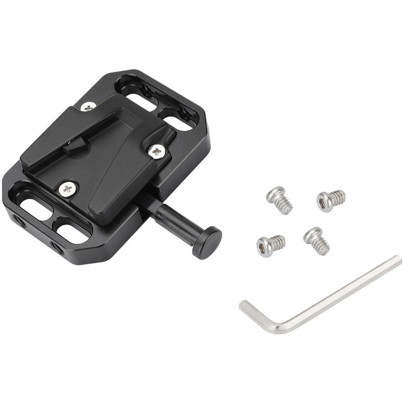 CAMVATE Mini V-Mount Adapter with 1/4"-20 Mounting Slots