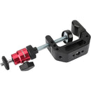 CAMVATE C-Clamp Desktop Holder with 1/4"-20 Ball Head Mount (Red)