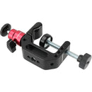 CAMVATE C-Clamp Desktop Holder with 1/4"-20 Ball Head Mount (Red)