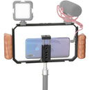 CAMVATE Universal Smartphone Full Cage Kit with Wooden Handgrips