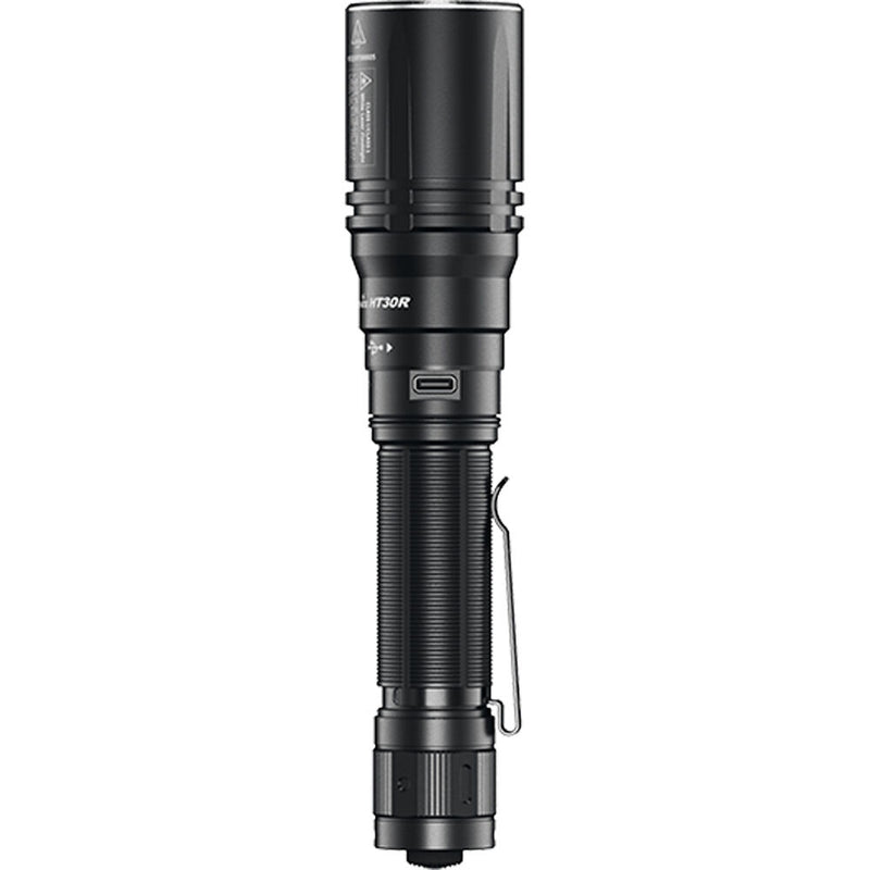 Fenix Flashlight HT30R Rechargeable White Laser Flashlight (Black)