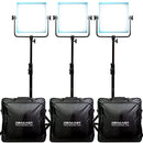 Dracast L1000 Plus Series Daylight LED 3-Light Kit