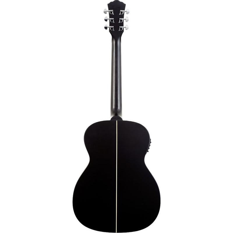 Washburn Deep Forest Folk Acoustic/Electric Guitar (Striped Ebony)