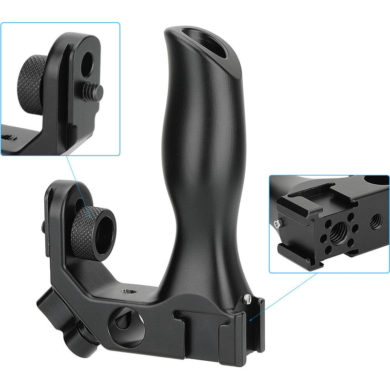 CAMVATE Topside Handgrip with Single 15mm Rod Clamp & Triple Shoe Mount