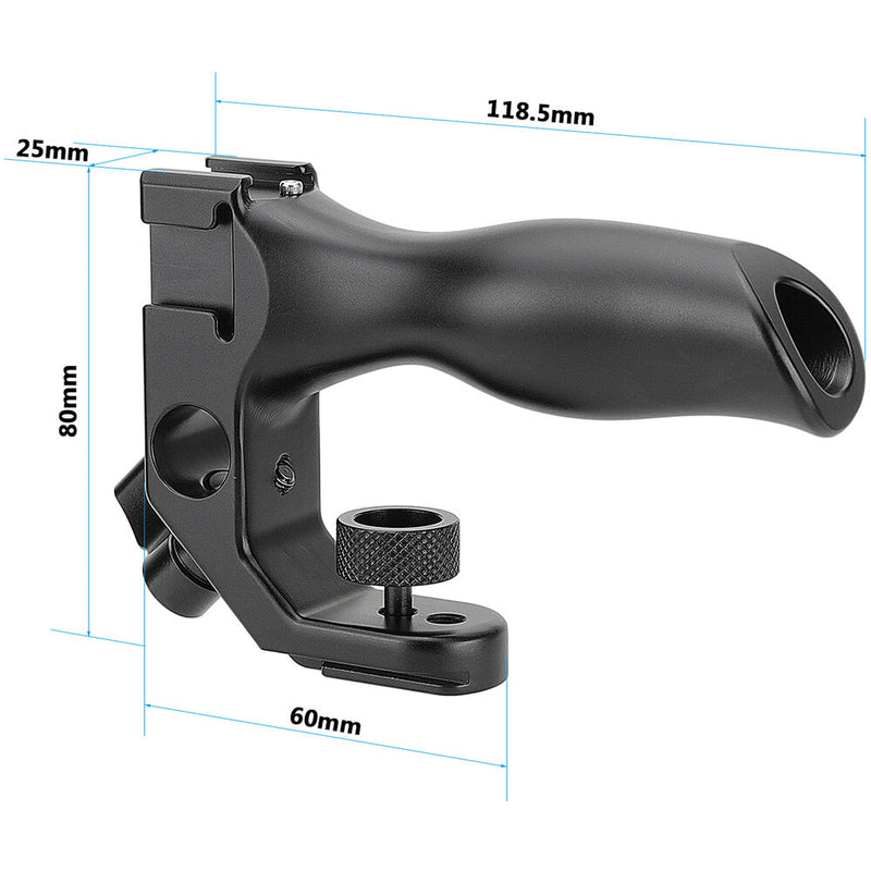 CAMVATE Topside Handgrip with Single 15mm Rod Clamp & Triple Shoe Mount