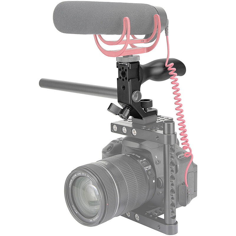 CAMVATE Topside Handgrip with Single 15mm Rod Clamp & Triple Shoe Mount