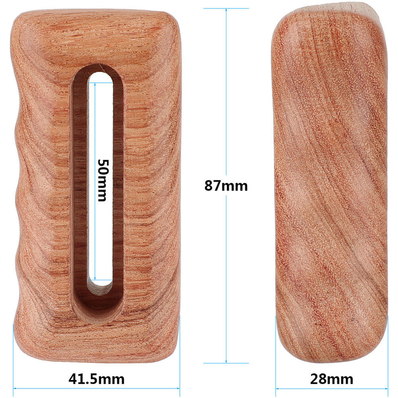 CAMVATE Wooden Handgrip with 1/4"-20 Mounting Slot (Pair)