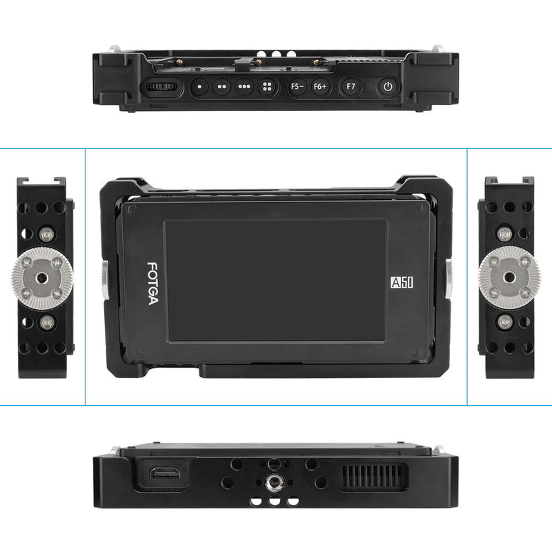 CAMVATE Protective Cage for Fotga DP500IIIS A50 Series Monitors