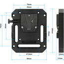 CAMVATE V-Mount Quick Release Plate with VESA Mount