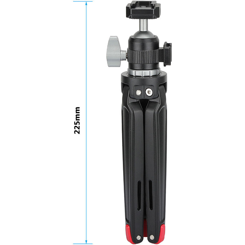 CAMVATE C3001 Tabletop Tripod with Ball Head with Double Shoe Mounts