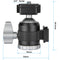 CAMVATE C3004 Multi-Function Ball Head with Double Shoe Mounts