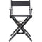 Filmcraft Pro Series Medium Director's Chair (24", Black Frame, Black Canvas)