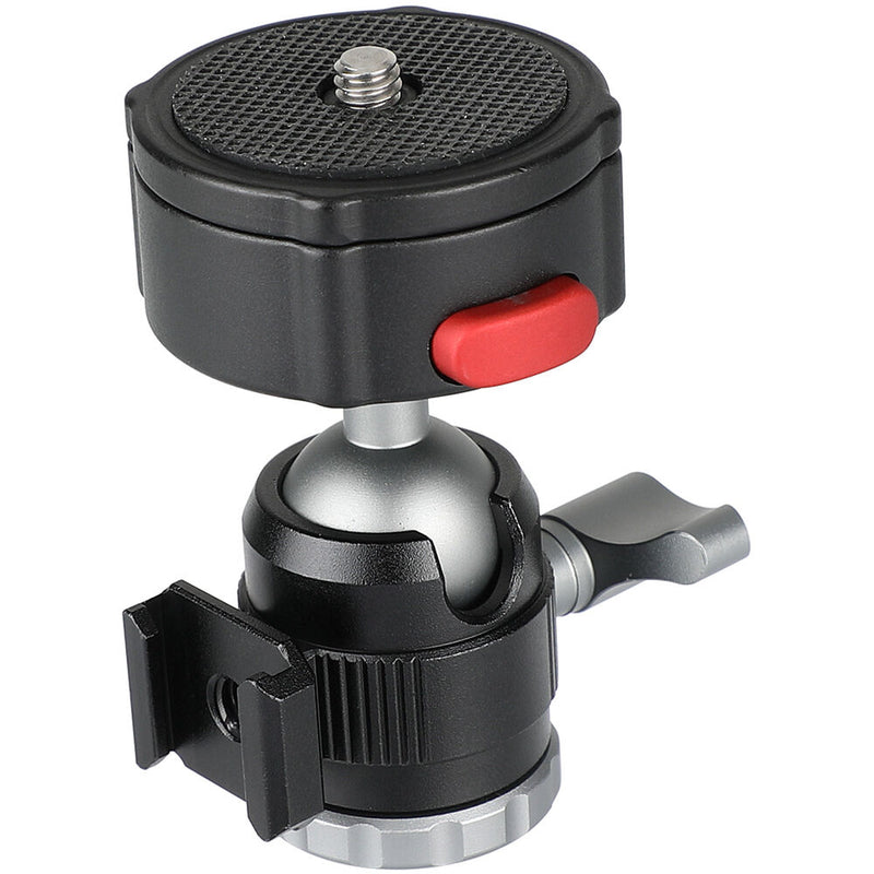 CAMVATE Ball Head with Quick Release Plate & Shoe Mount