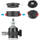 CAMVATE Ball Head with Quick Release Plate & Shoe Mount