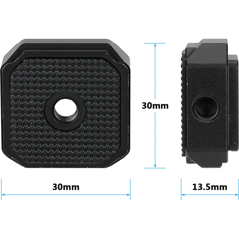 CAMVATE Universal Base Mount Square Block with 1/4"-20 Thread Hole