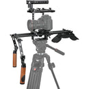 CAMVATE Pro Shoulder Rig Bundle with Adjustable Half Camera Cage