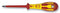 CK TOOLS T49143-1 80mm Pozidriv 1 Dextro VDE Screwdriver with Tip type Markings