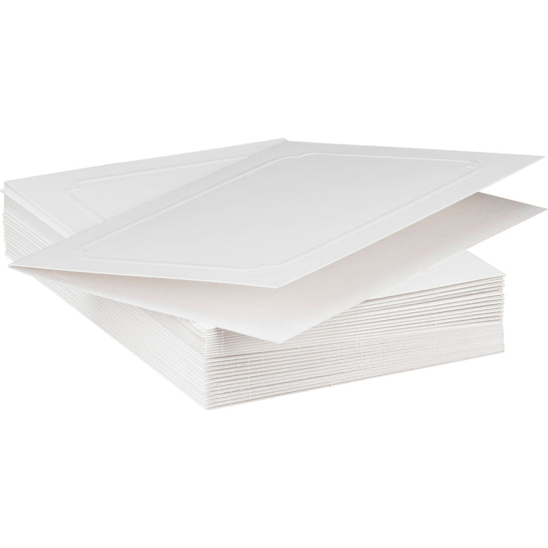 Tap PF-12 Photo Folders (White, 3 x 5" or 4 x 6", 25-Pack)