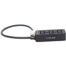 DigitalFoto Solution Limited Power Splitter Cable with 6-Pin LEMO 14.8V Output to D-Tap (11.8")