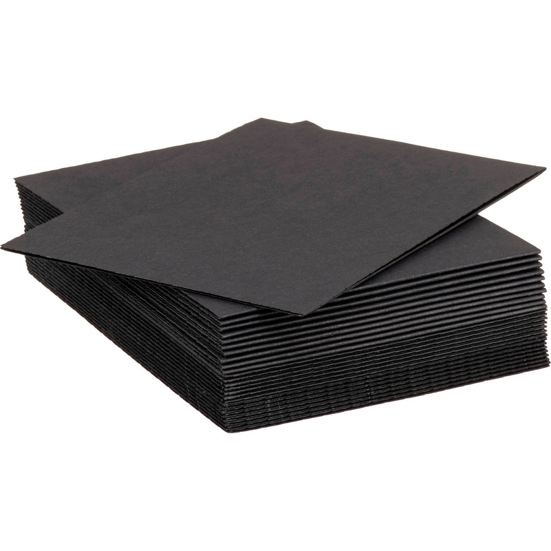 Tap Profit Line T-50 Portrait Folders (25-Pack, Black/Gold, 6 x 4")