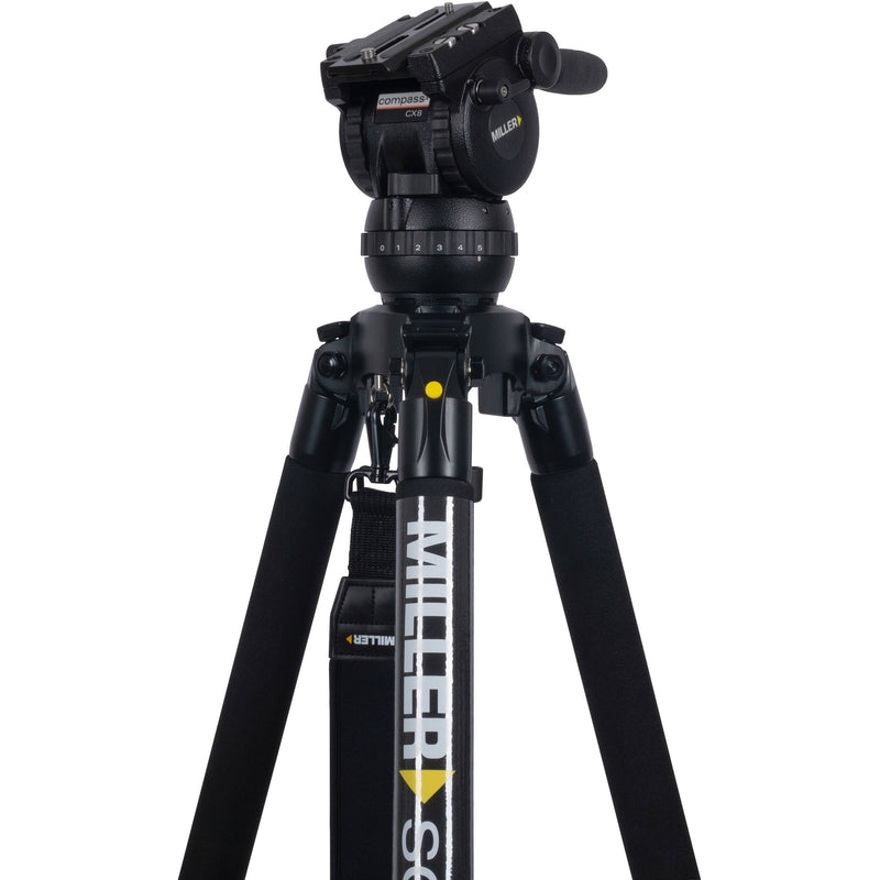 Miller CX8 SOLO-Q 75 3-Stage Tripod (Carbon Fiber)