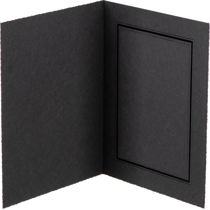 Tap Profit Line T-50 Portrait Folders (25-Pack, Black, 5 x 7")