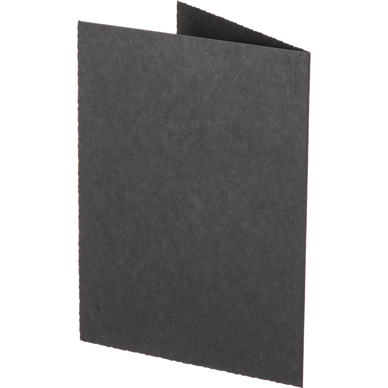 Tap Profit Line T-50 Portrait Folders (25-Pack, Black, 5 x 7")