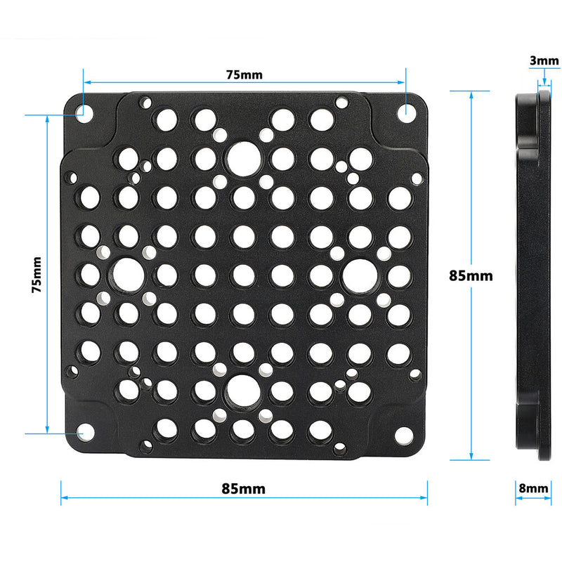 CAMVATE Multipurpose Cheese Plate with 75 x 75mm VESA Mount