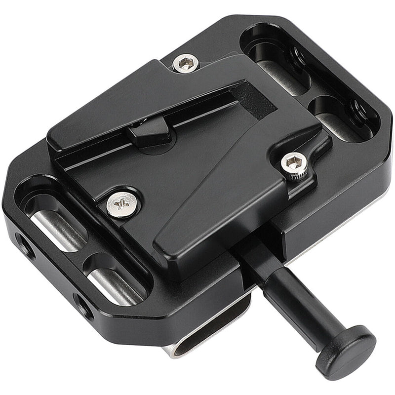 CAMVATE Mini V-Mount Adapter Battery Quick Release Plate with Belt Clip