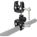 CAMVATE Double Super Clamp with 1/4"-20 Ball Head Adapter