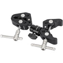 CAMVATE Double Super Clamp with 1/4"-20 Ball Head Adapter