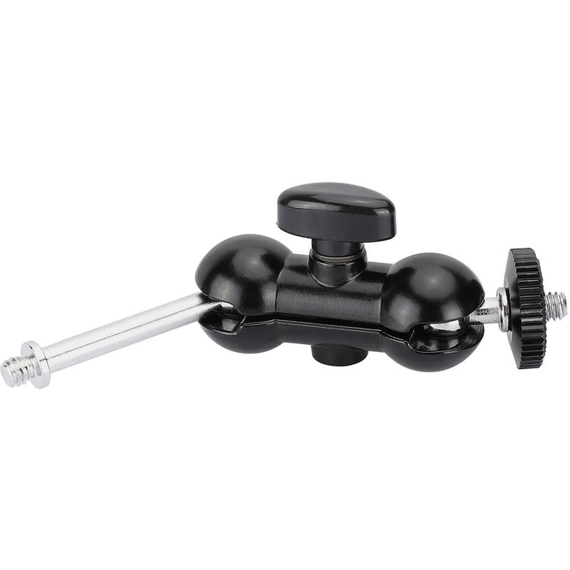 CAMVATE Mini Dual Ball Head Arm with Extended 1/4"-20 Screw