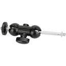 CAMVATE Mini Dual Ball Head Arm with Extended 1/4"-20 Screw