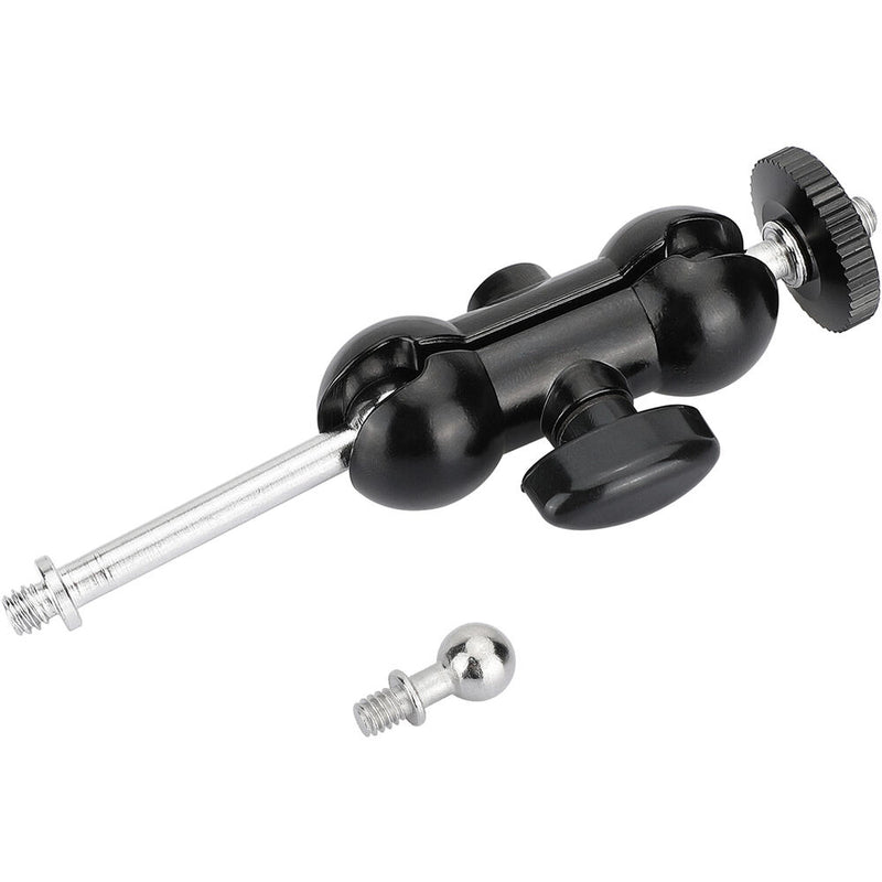 CAMVATE Mini Dual Ball Head Arm with Extended 1/4"-20 Screw