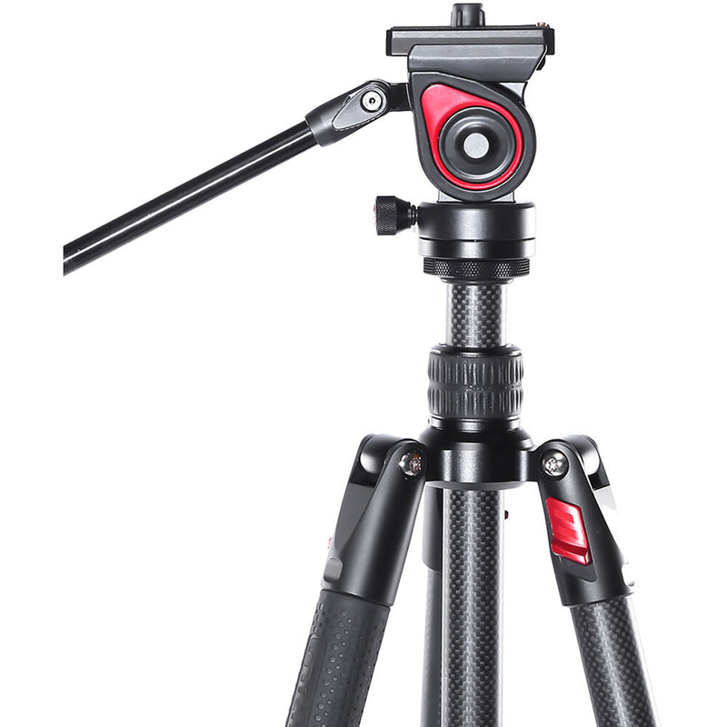 miliboo MUFB-BK Carbon Fiber Tripod Kit