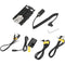 CAMVATE V-Mount Battery Plate Power Supply Splitter with Cables and Belt Clip