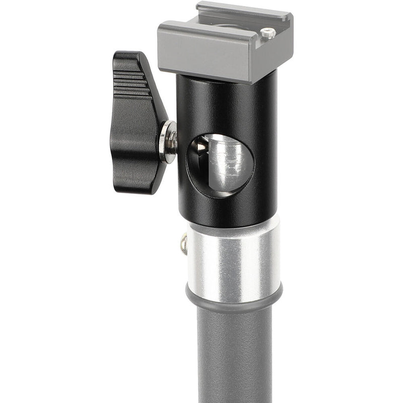 CAMVATE Light Stand Adapter with ARRI Locating Hole (Black Lever)