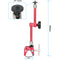 CAMVATE Universal Super Crab Clamp and 10" Articulating Magic Arm Bundle (Red Body)