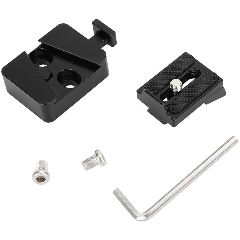 CAMVATE Quick Release V-Lock Baseplate and Top Plate