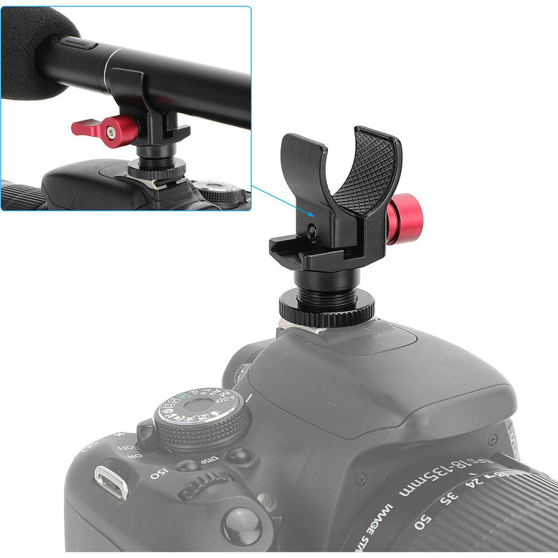 CAMVATE Crab Clamp with Cold Shoe Mount Adapter