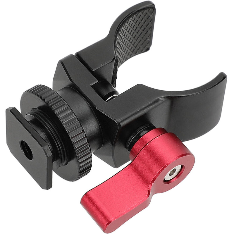 CAMVATE Crab Clamp with Cold Shoe Mount Adapter