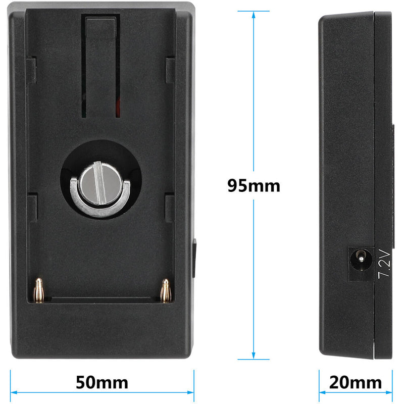 CAMVATE Sony L-Series Battery Adapter Plate for Sony, Canon, and Nikon Cameras