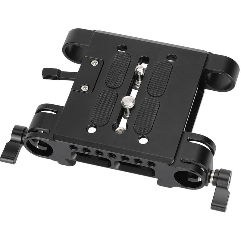 CAMVATE Quick Release Baseplate with 19mm Studio Rod Clamps