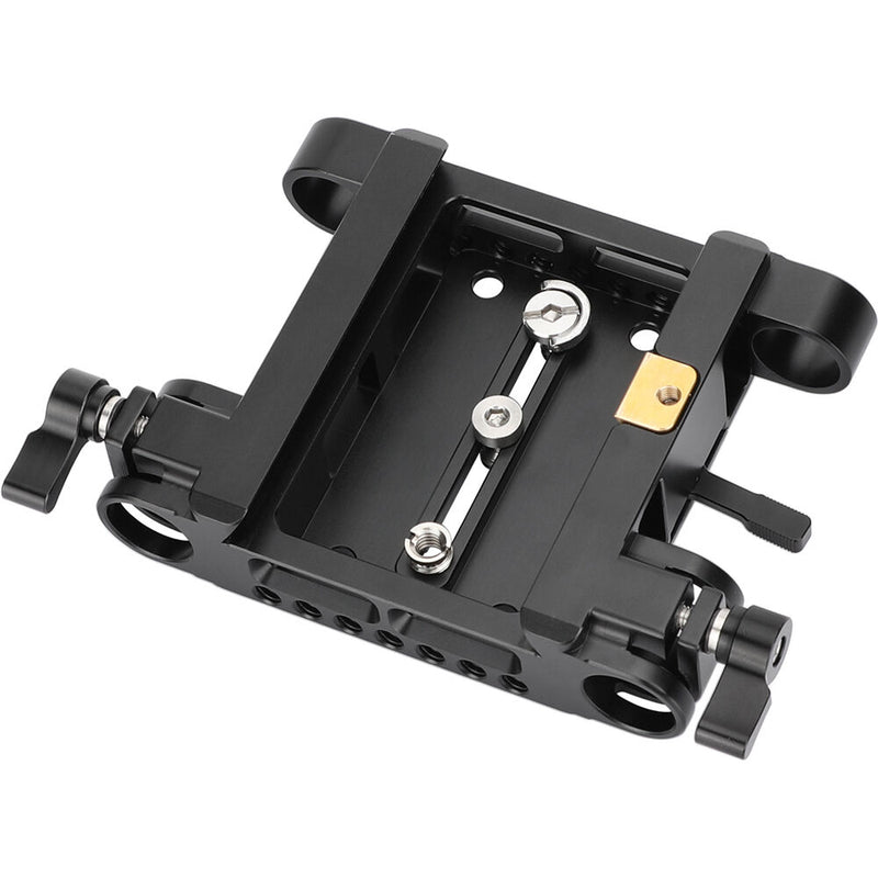 CAMVATE Quick Release Baseplate with 19mm Studio Rod Clamps