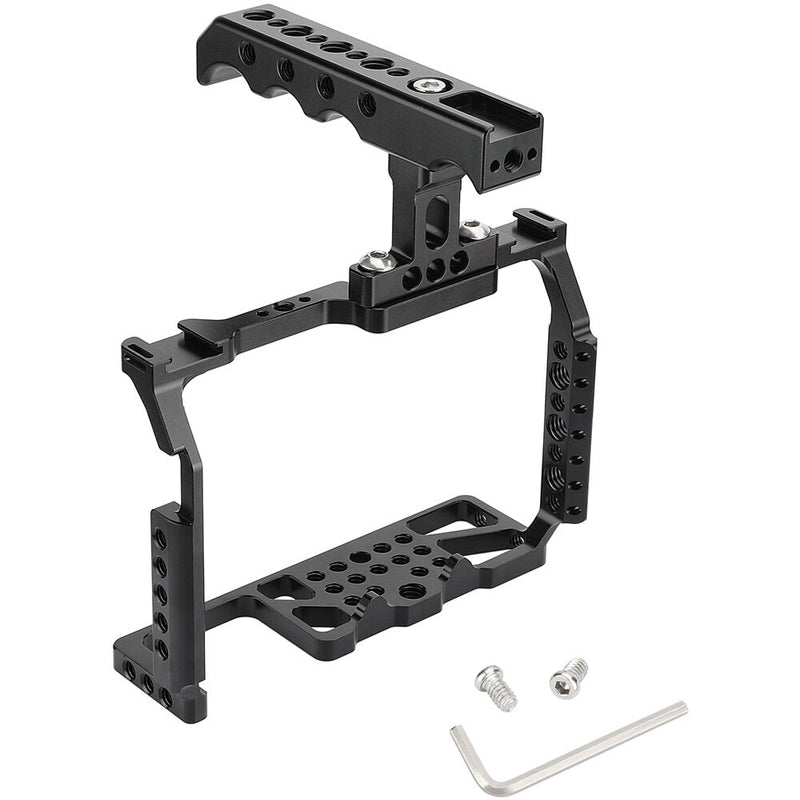 CAMVATE Full Camera Cage with Top Handle for Panasonic Lumix GH6