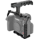 CAMVATE Full Camera Cage with Top Handle for Panasonic Lumix GH6