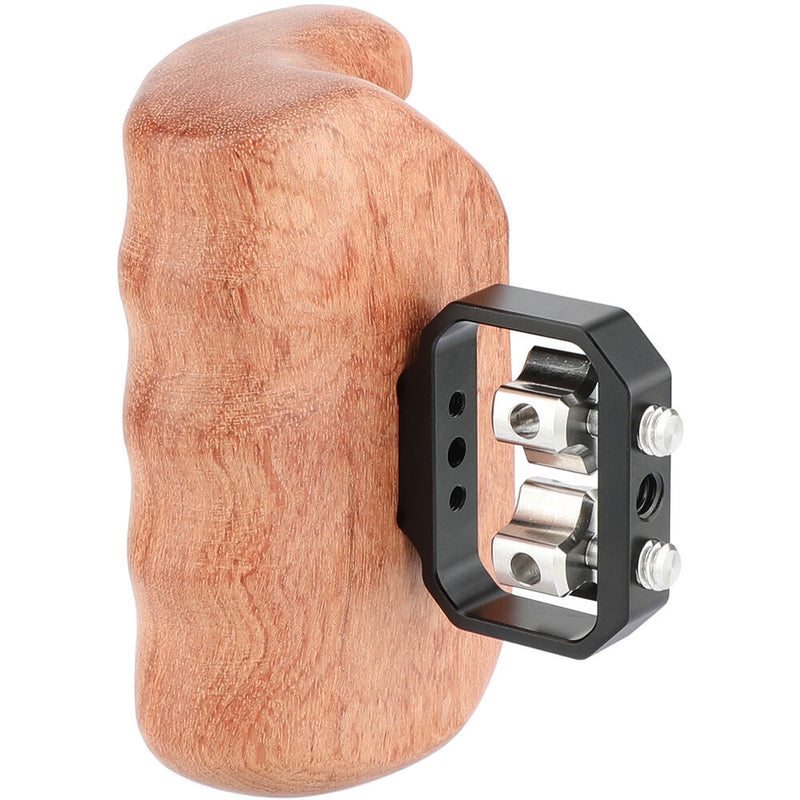 CAMVATE Large Wooden Handgrip with 1/4"-20 Thumbscrews (Right Side)