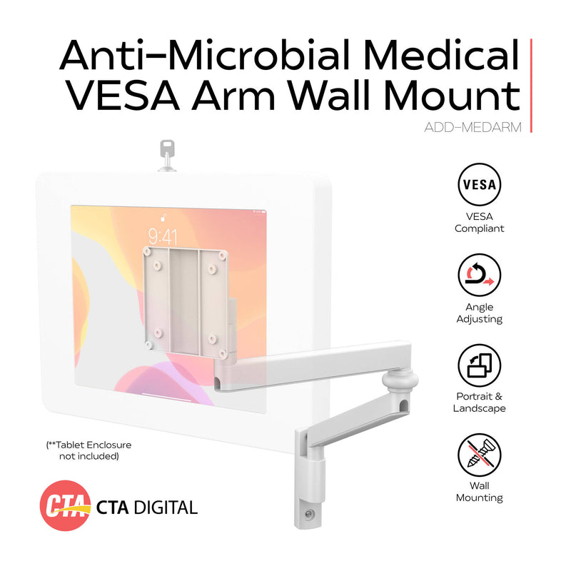 CTA Digital Medical VESA Arm Wall Mount